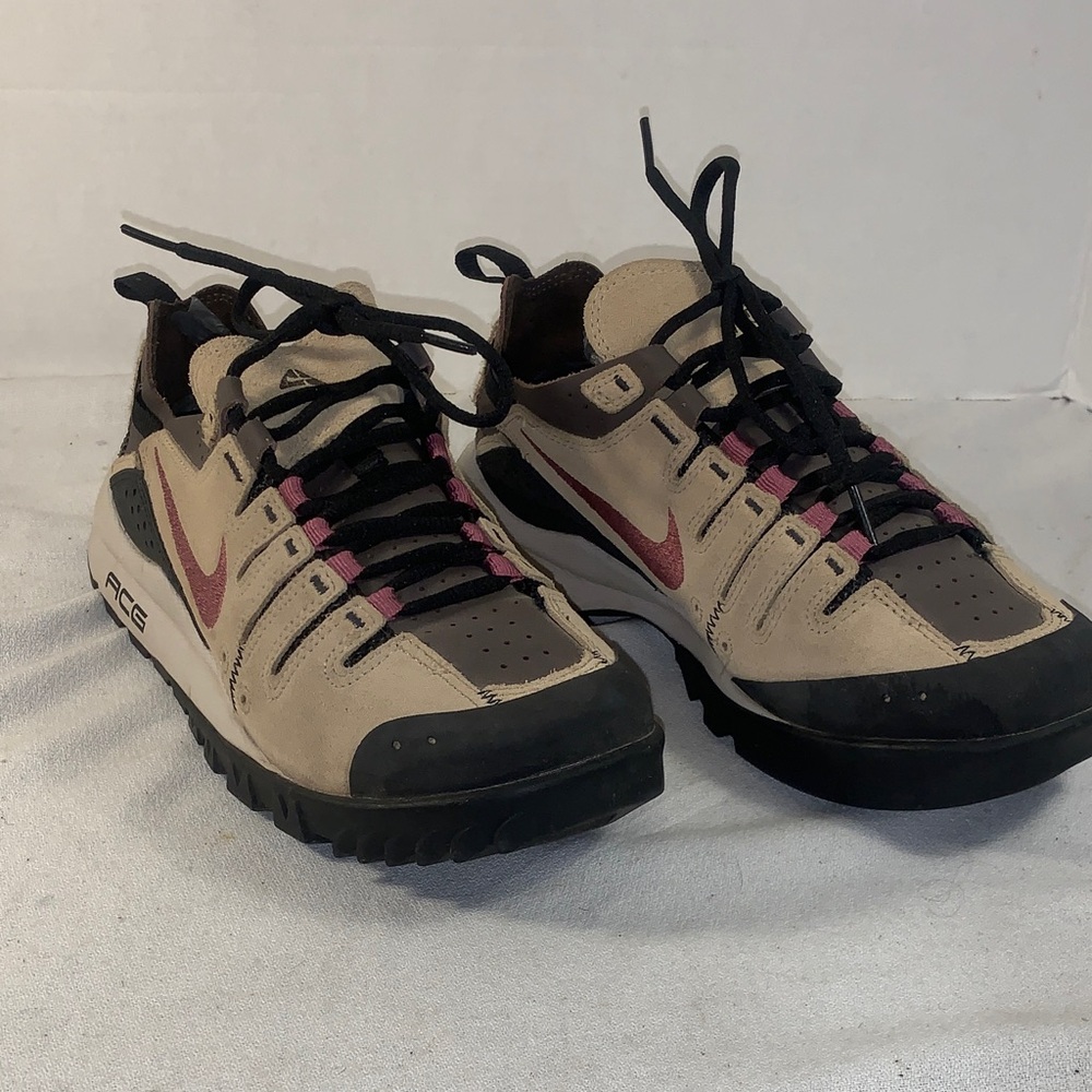 Nike Women’s ACG Tan and Black Trail Shoes